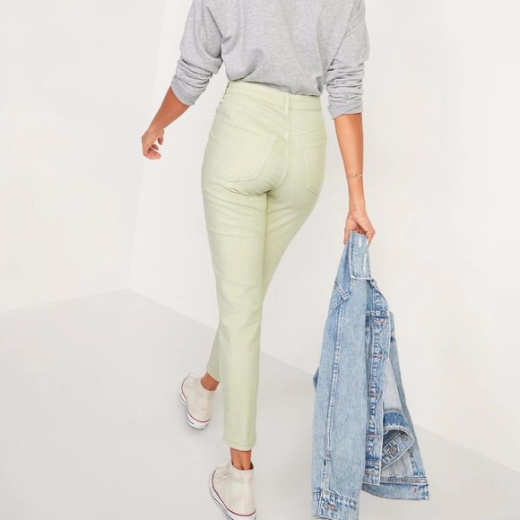 New High-Waisted O.G. Straight Mineral-Dye Jeans - Picture 4 of 5